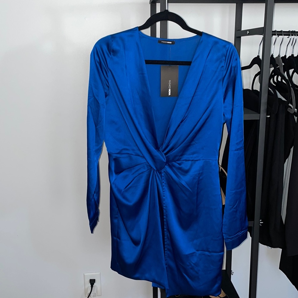 Fashion Nova L Sugar Free Dress Royal Blue
